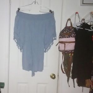 Off the shoulder jumpsuit